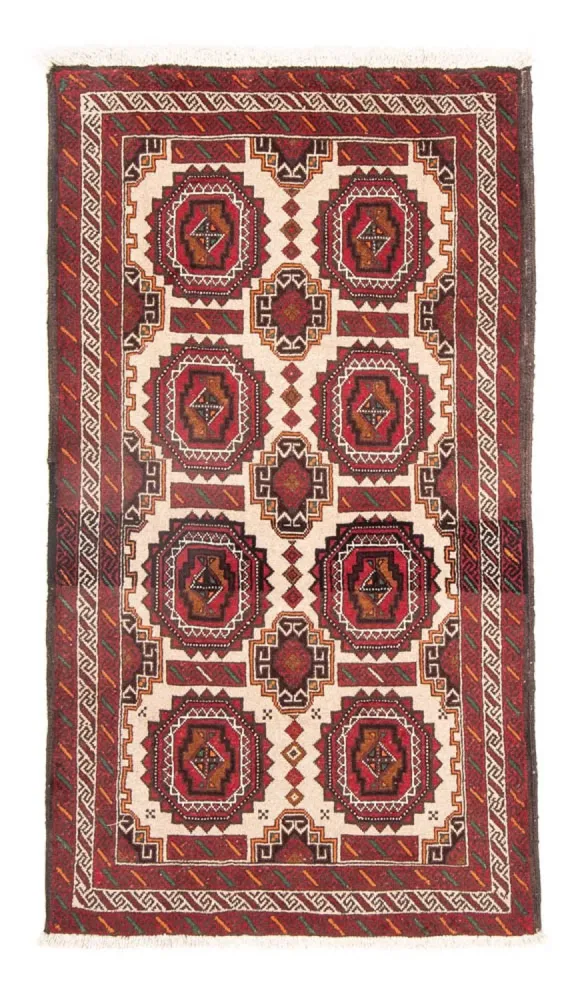 Løper Balutsj-teppe - 175 x 103 cm - beige