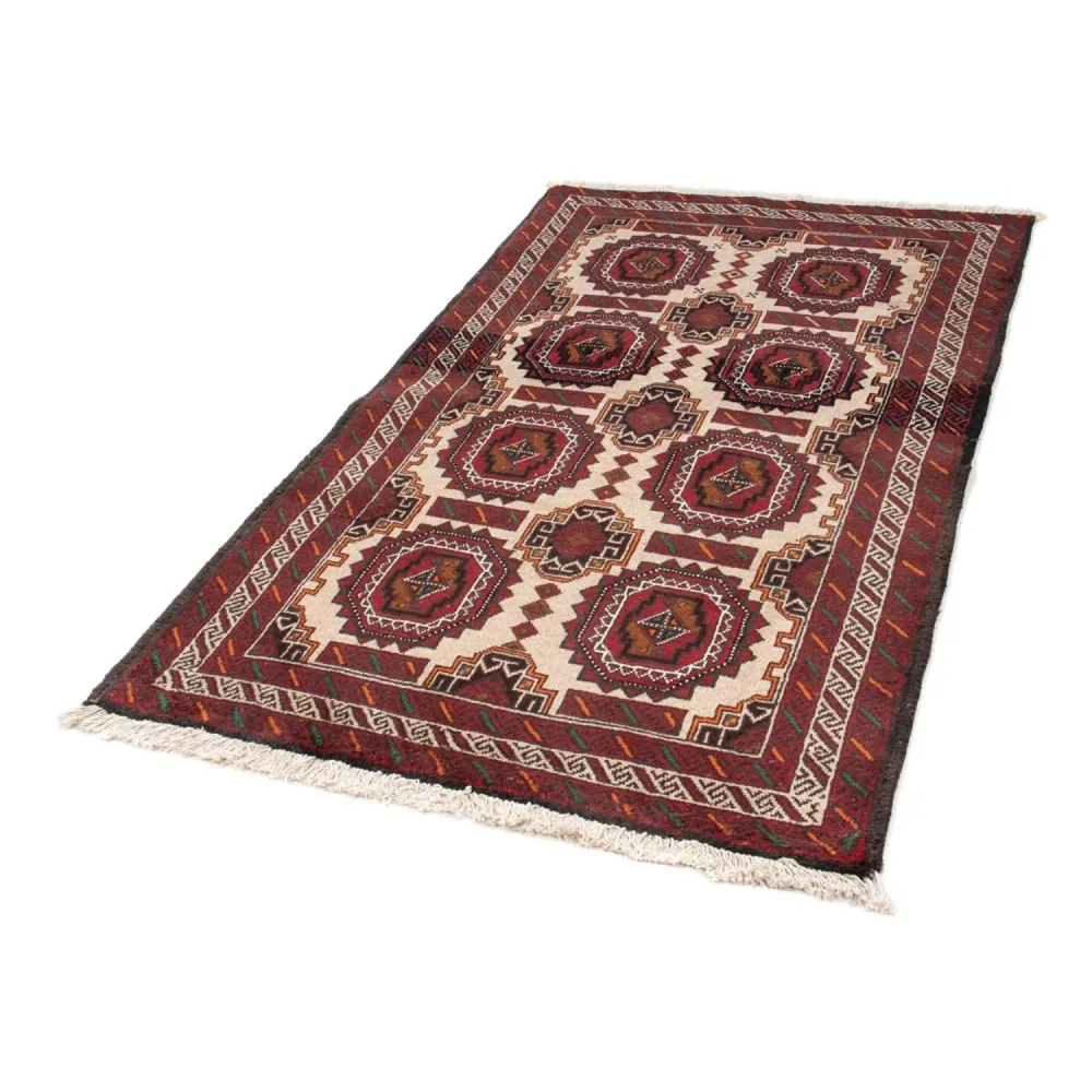 Løper Balutsj-teppe - 175 x 103 cm - beige