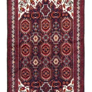 Løper Balutsj-teppe - 178 x 102 cm - rød