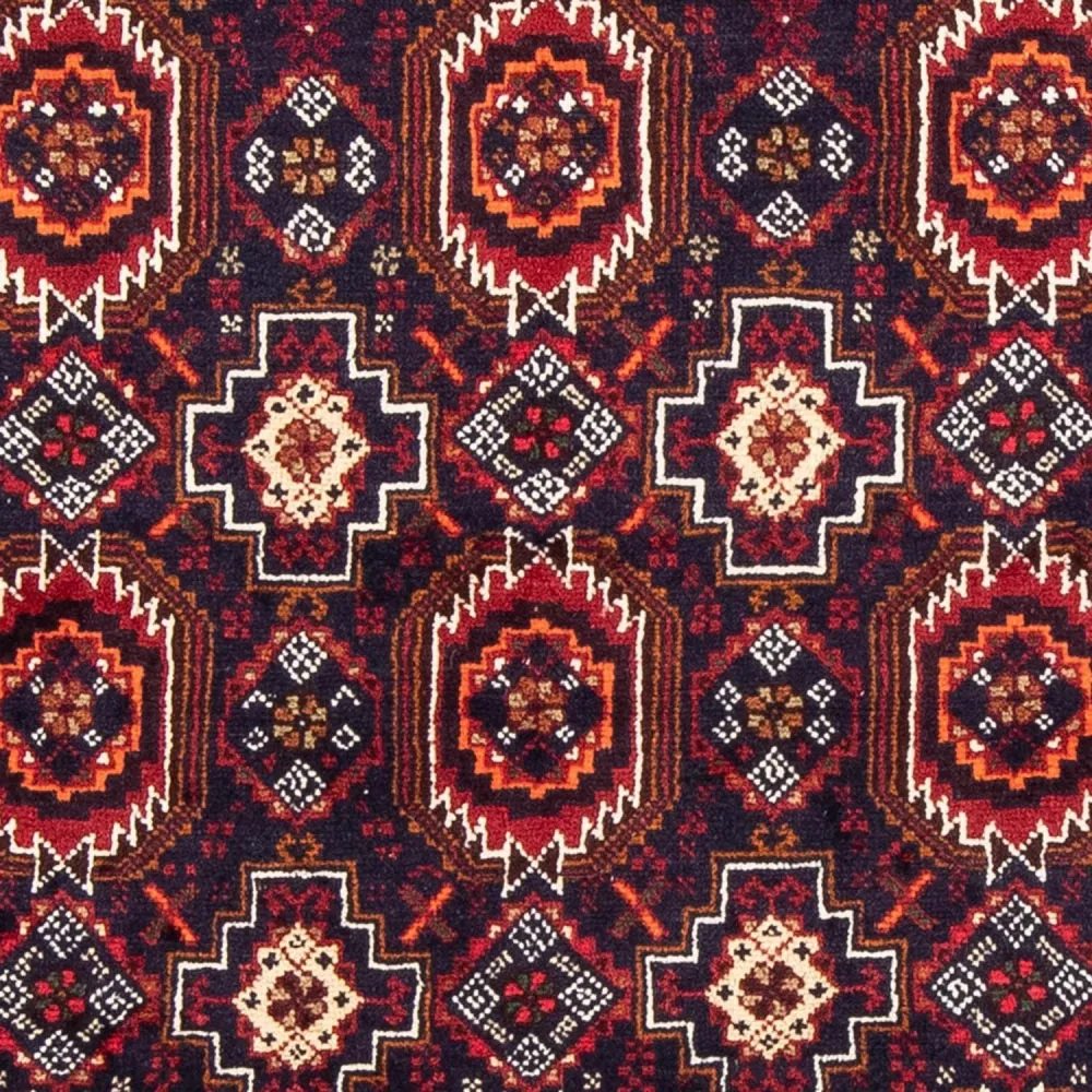 Løper Balutsj-teppe - 178 x 102 cm - rød