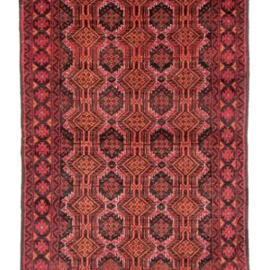 Løper Balutsj-teppe - 184 x 98 cm - flerfarget