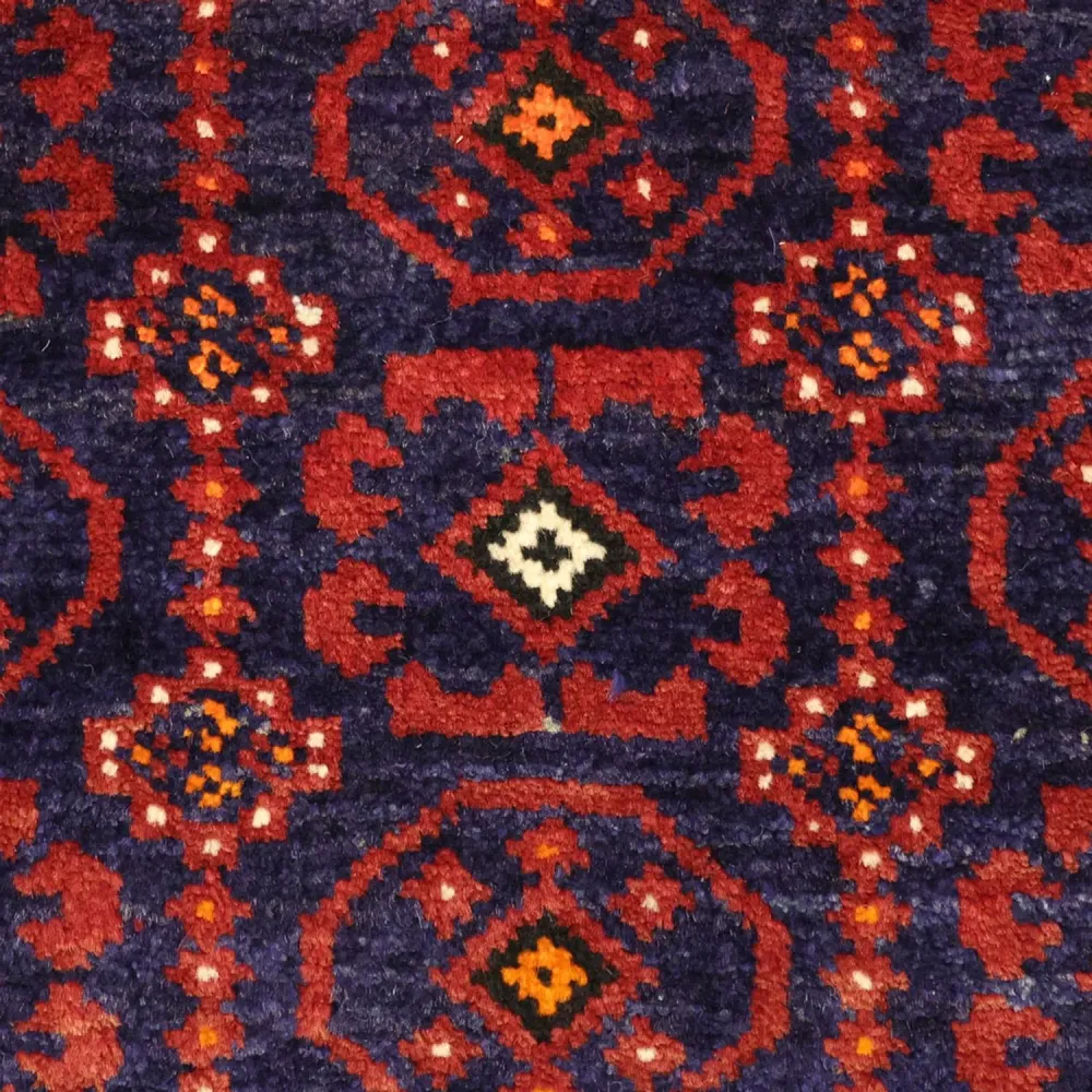 Løper Balutsj-teppe - 185 x 100 cm - mørk rød