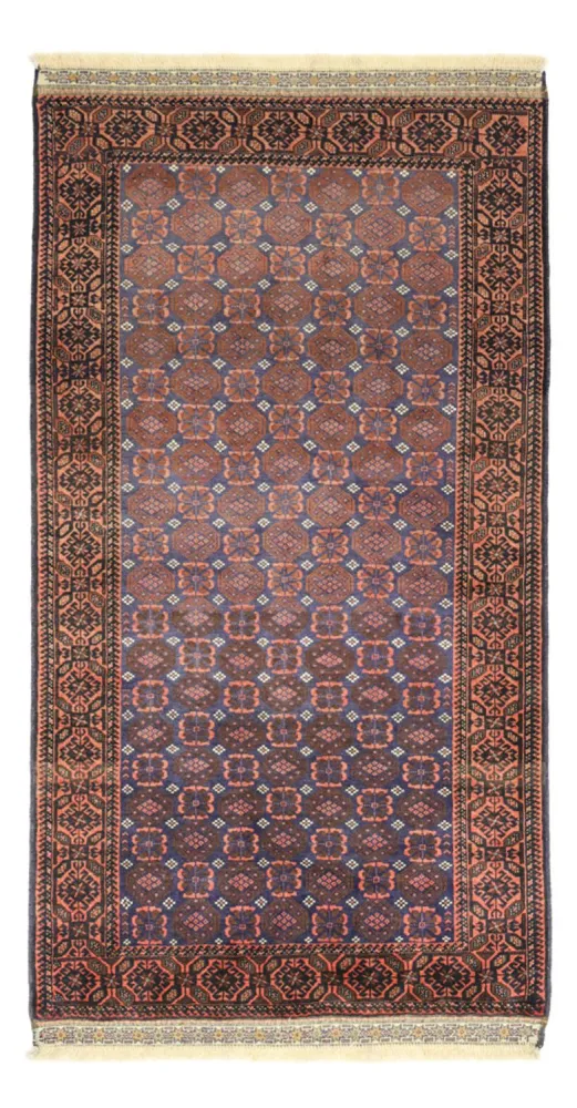 Løper Balutsj-teppe - 185 x 100 cm - mørkeblå