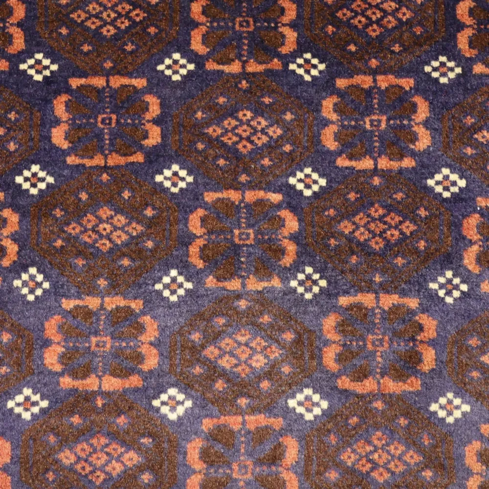 Løper Balutsj-teppe - 185 x 100 cm - mørkeblå