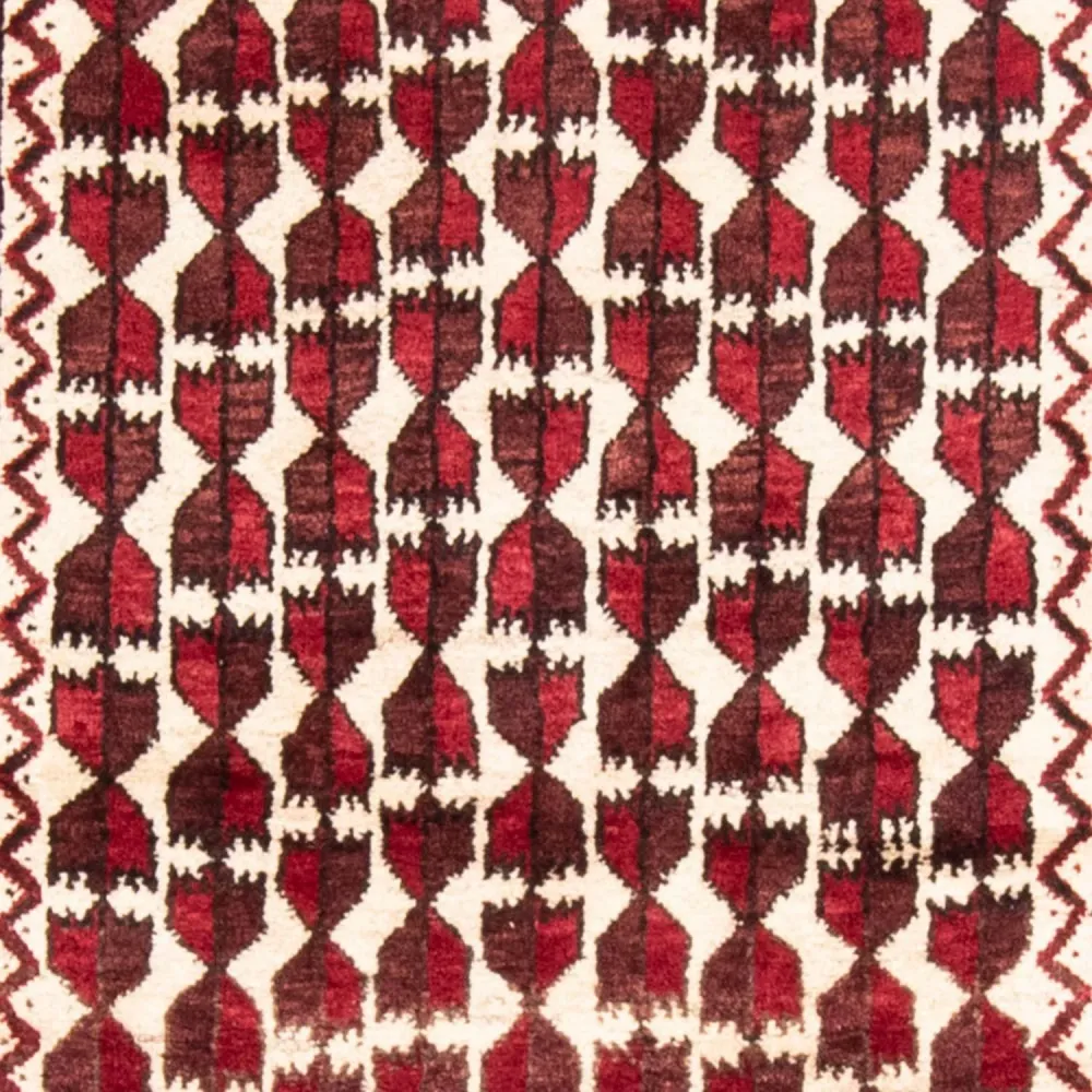 Løper Balutsj-teppe - 185 x 102 cm - mørk rød