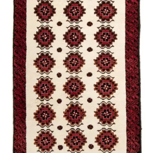 Løper Balutsj-teppe - 185 x 99 cm - beige
