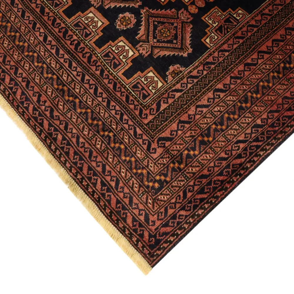 Løper Balutsj-teppe - 186 x 101 cm - mørk brun