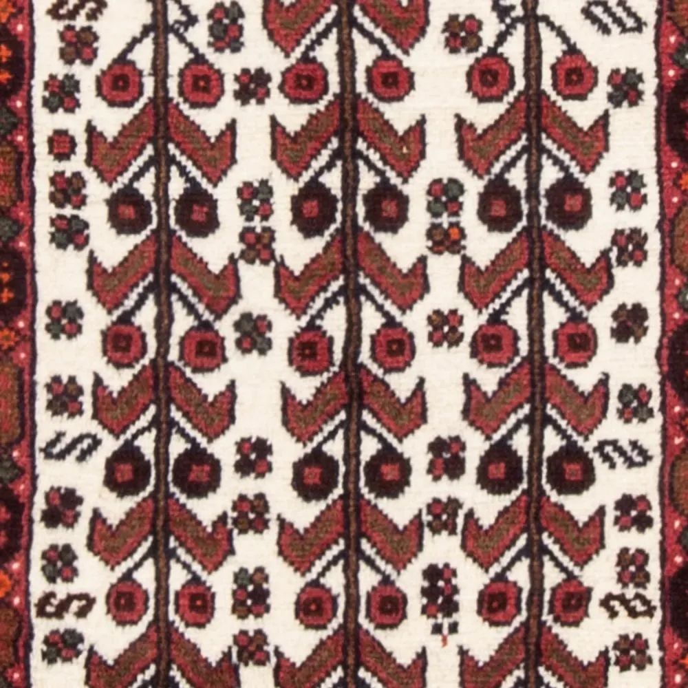 Løper Balutsj-teppe - 191 x 101 cm - rød