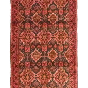 Løper Balutsj-teppe - 195 x 110 cm - oransje