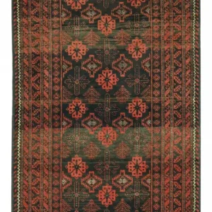 Løper Balutsj-teppe - 196 x 102 cm - flerfarget