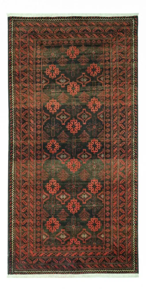 Løper Balutsj-teppe - 196 x 102 cm - flerfarget