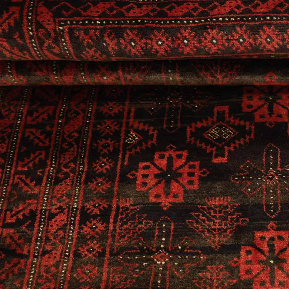 Løper Balutsj-teppe - 196 x 102 cm - flerfarget