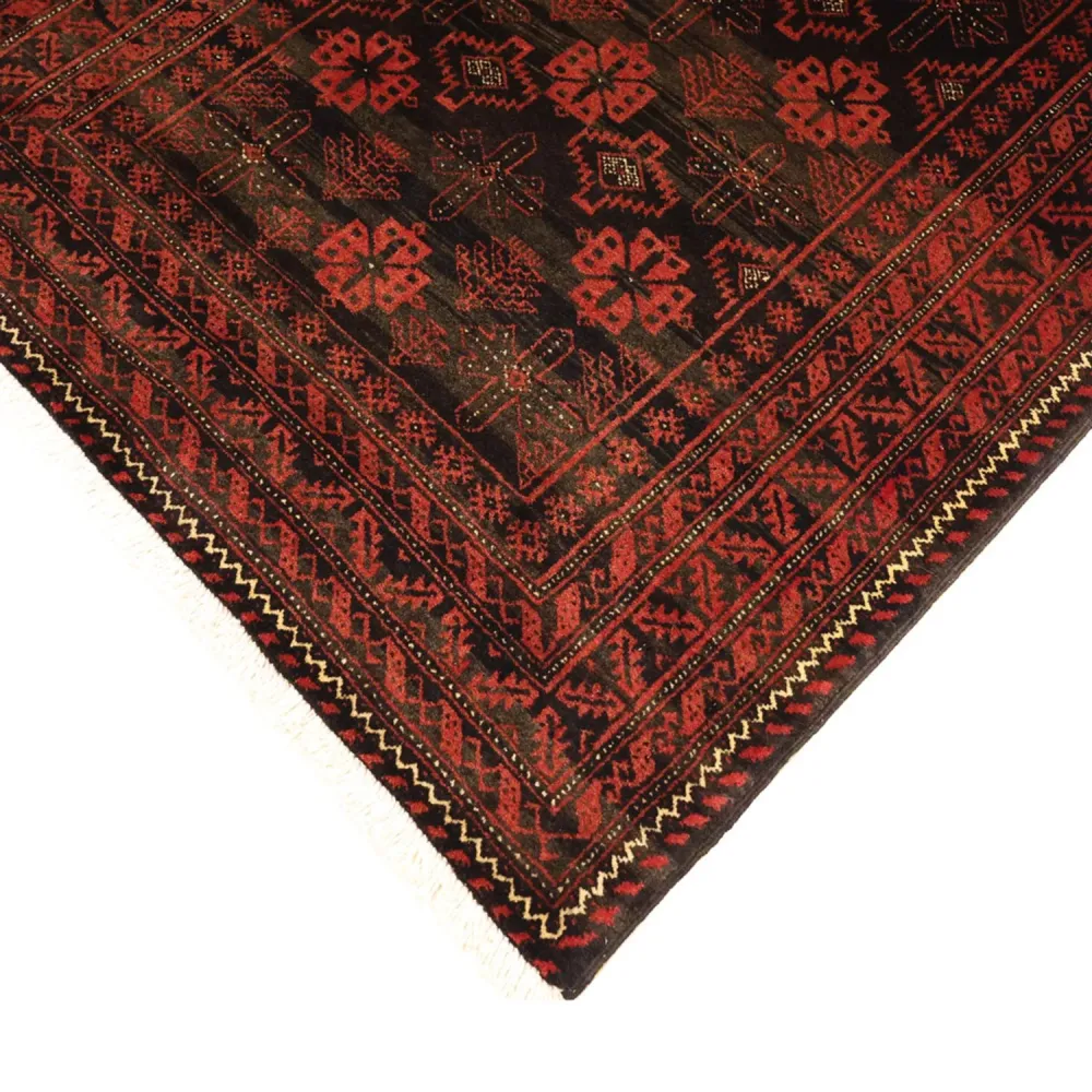 Løper Balutsj-teppe - 196 x 102 cm - flerfarget