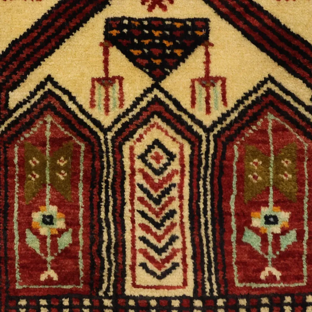 Løper Balutsj-teppe - 196 x 103 cm - beige
