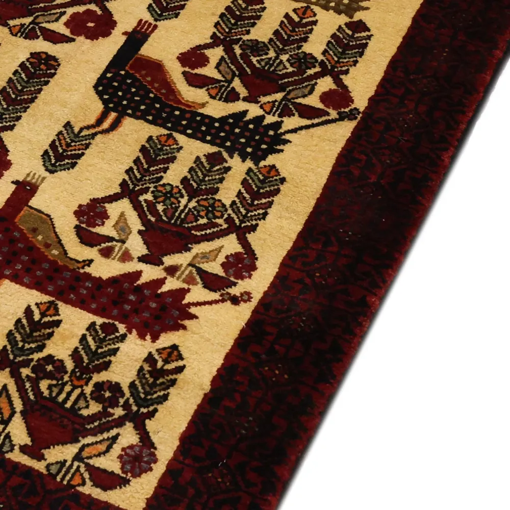 Løper Balutsj-teppe - 196 x 109 cm - beige