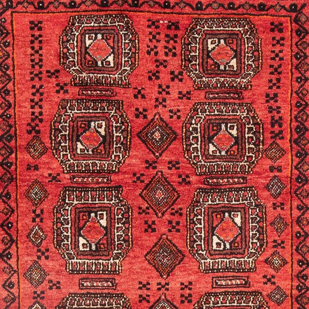 Løper Balutsj-teppe - 197 x 109 cm - rød