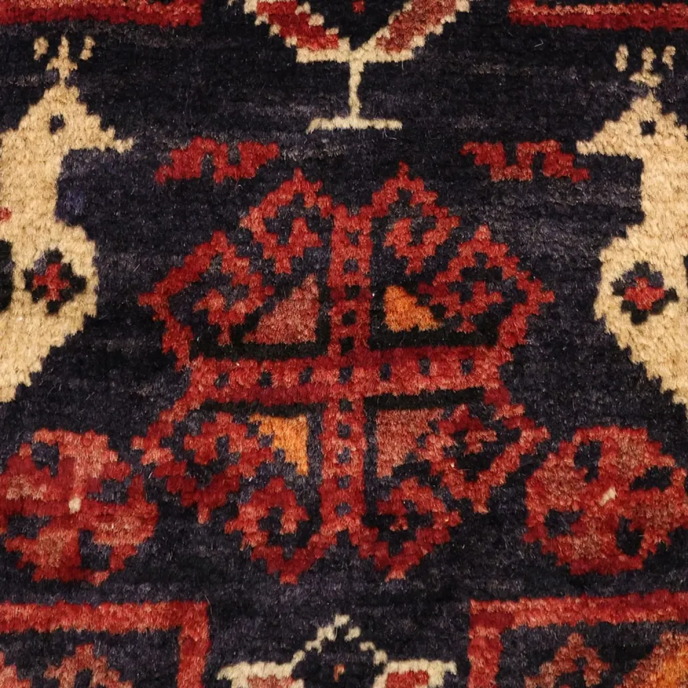 Løper Balutsj-teppe - 200 x 107 cm - mørk rød