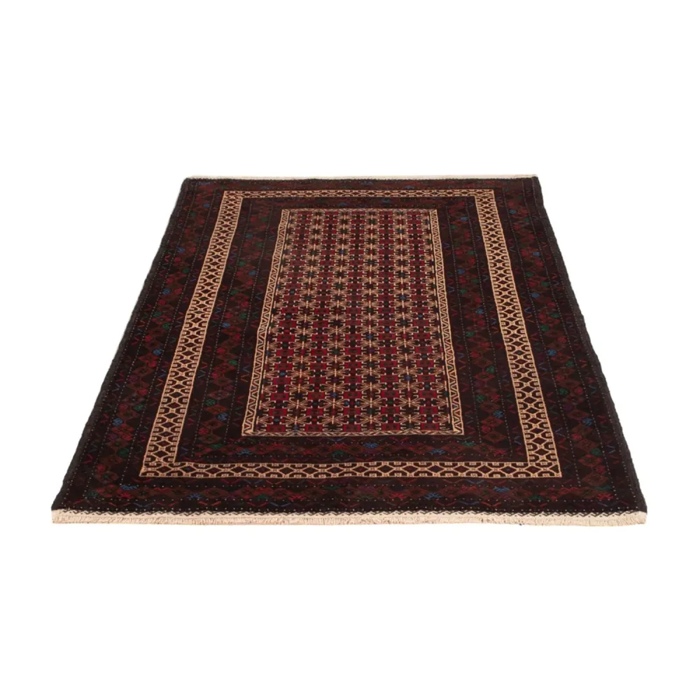 Løper Balutsj-teppe - 200 x 114 cm - mørk rød