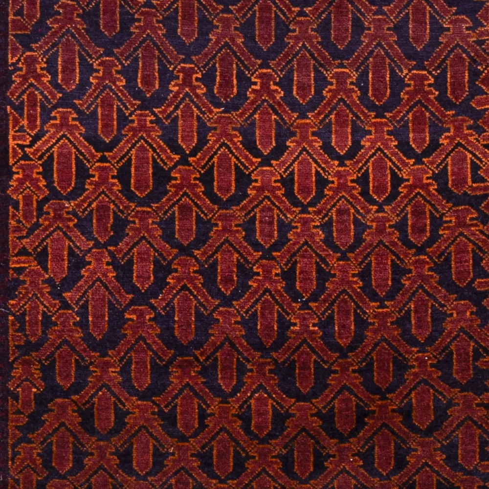 Løper Balutsj-teppe - 200 x 114 cm - mørk rød