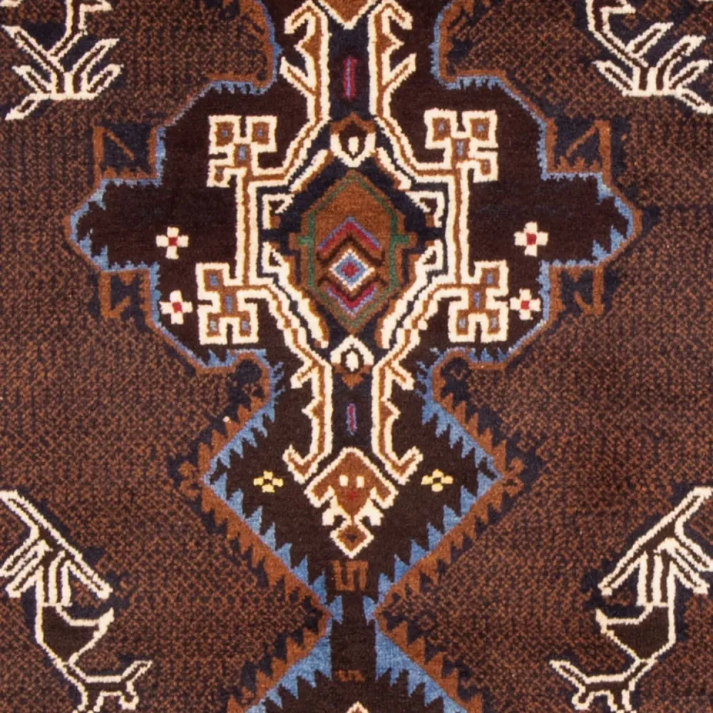 Løper Balutsj-teppe - 201 x 112 cm - lys mocca