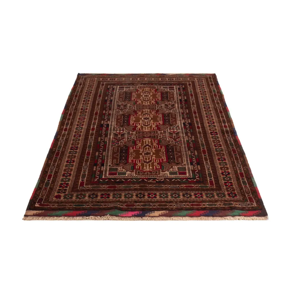 Løper Balutsj-teppe - 204 x 110 cm - mørk beige