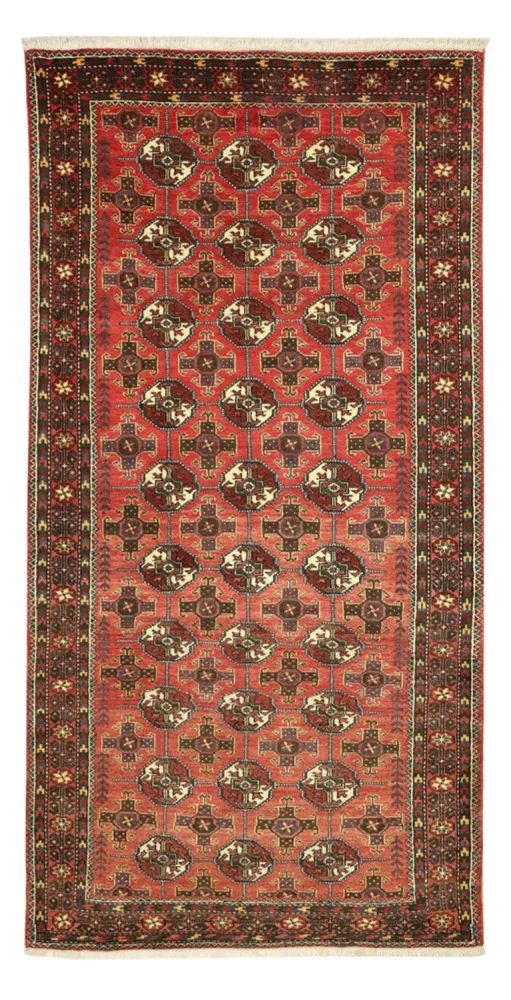 Løper Balutsj-teppe - 205 x 104 cm - rød