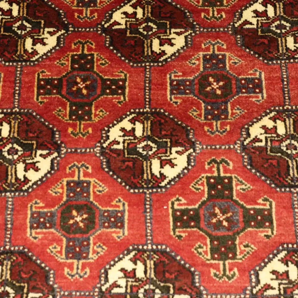 Løper Balutsj-teppe - 205 x 104 cm - rød