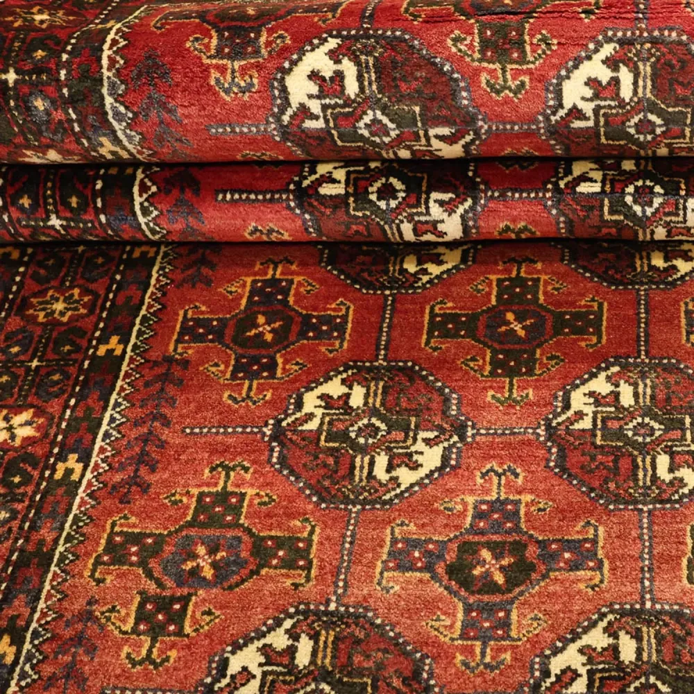 Løper Balutsj-teppe - 205 x 104 cm - rød
