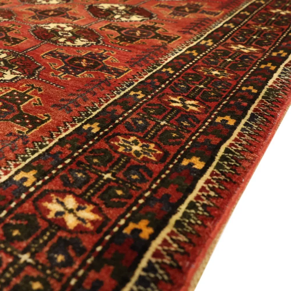 Løper Balutsj-teppe - 205 x 104 cm - rød