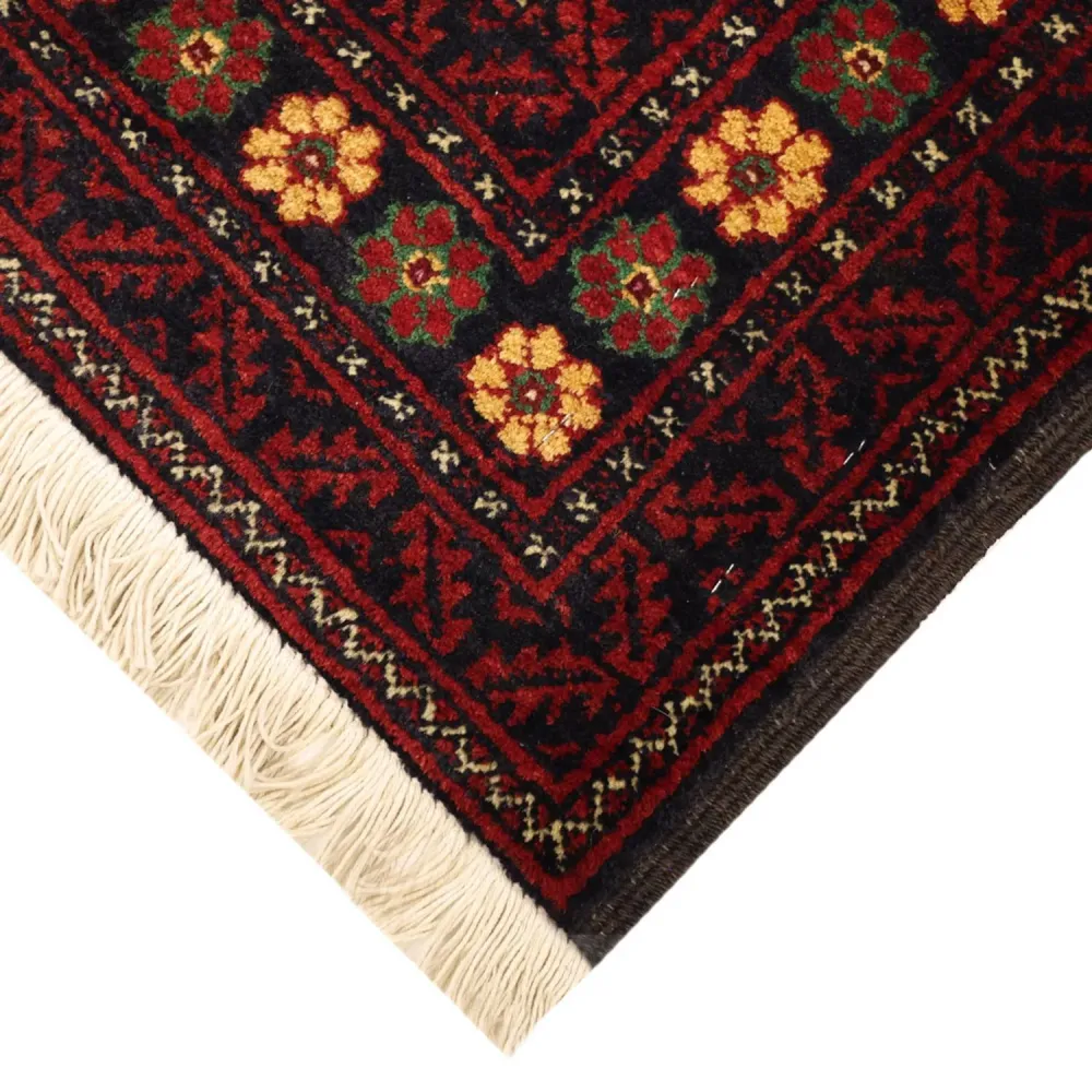 Løper Balutsj-teppe - 207 x 106 cm - mørk rød