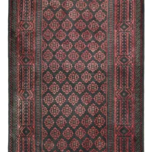 Løper Balutsj-teppe - 207 x 111 cm - mørkeblå