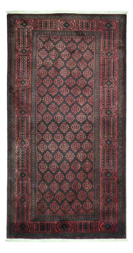 Løper Balutsj-teppe - 207 x 111 cm - mørkeblå