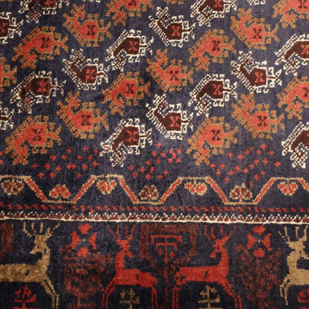 Løper Balutsj-teppe - 210 x 110 cm - flerfarget