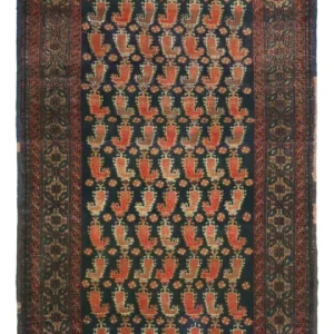 Løper Balutsj-teppe - 212 x 102 cm - mørk beige