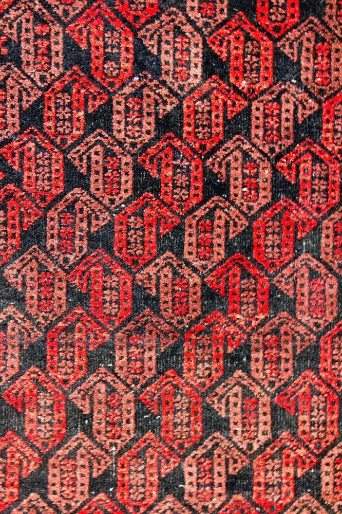 Løper Balutsj-teppe - 215 x 106 cm - flerfarget