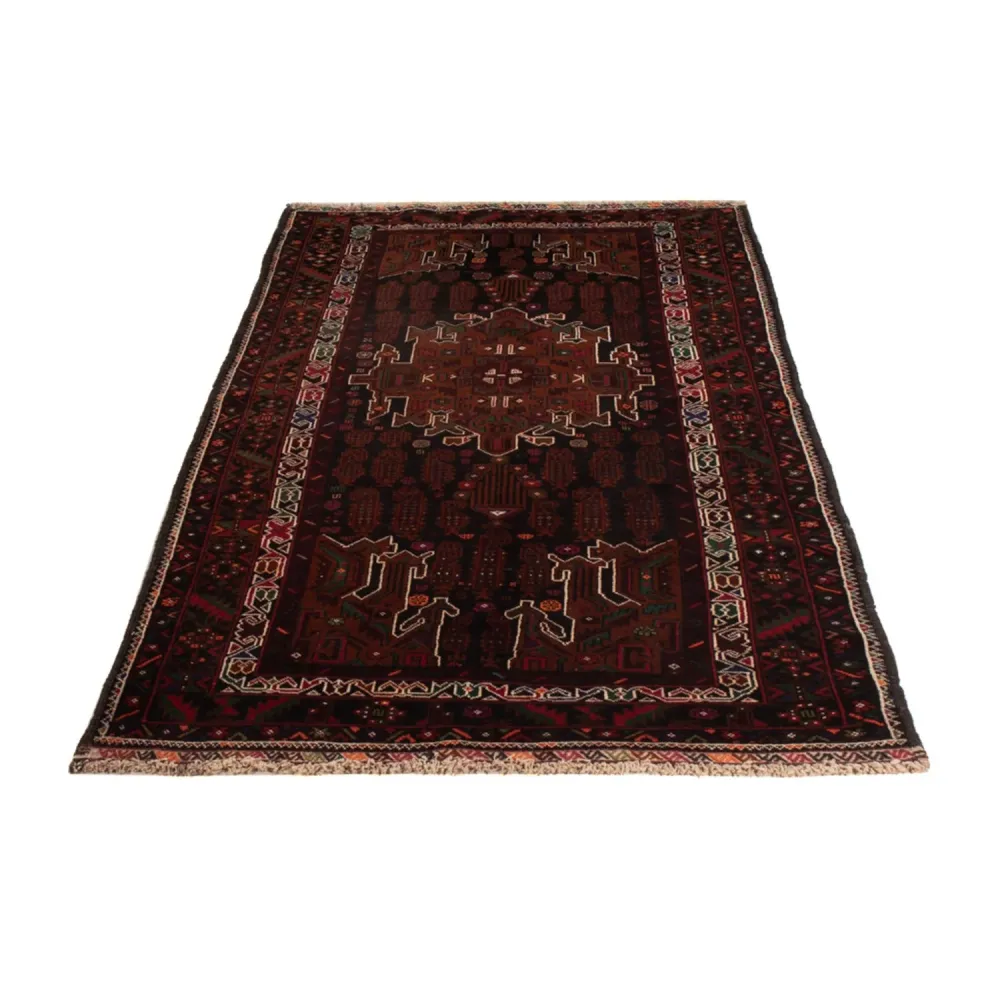 Løper Balutsj-teppe - 222 x 103 cm - mørk rød