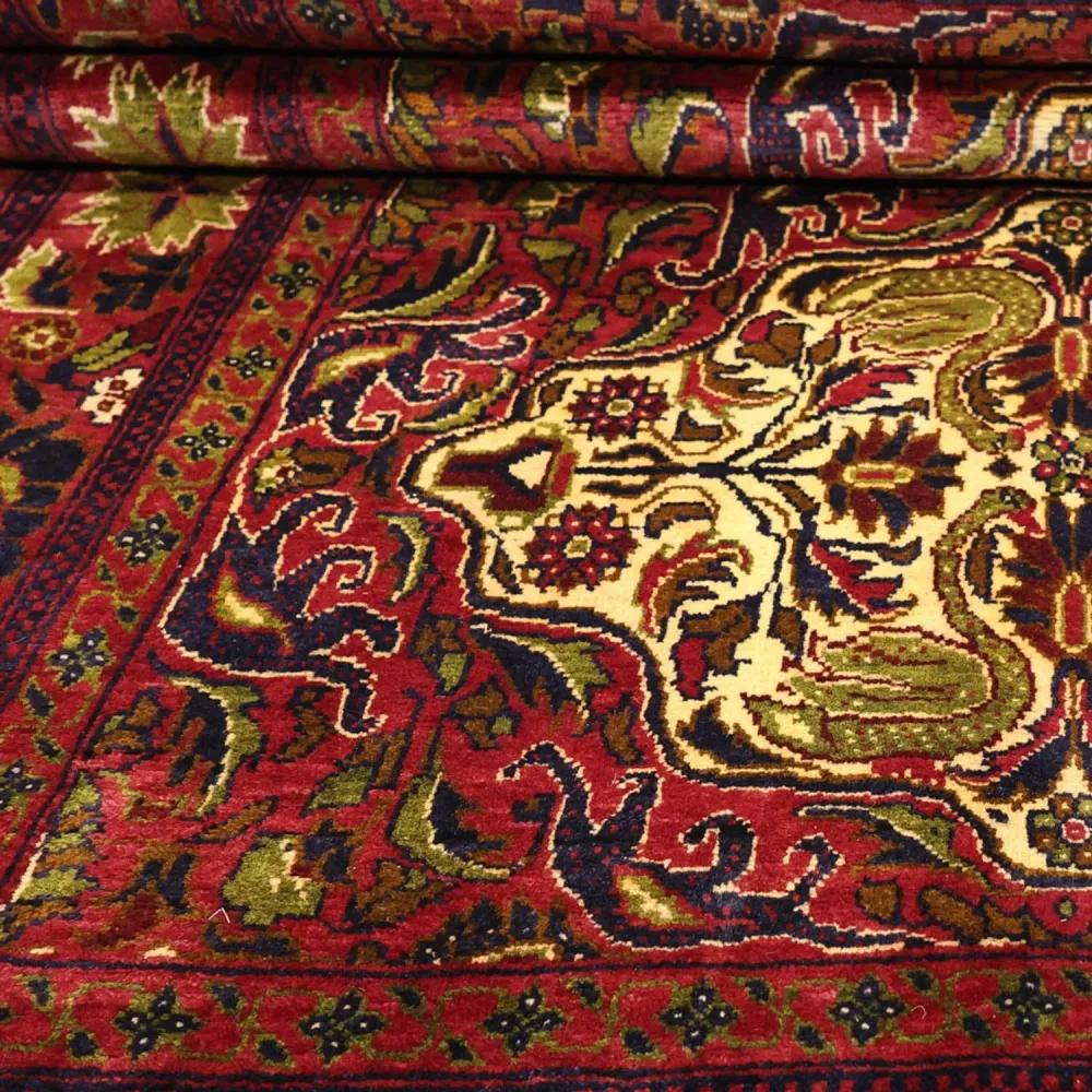 Løper Balutsj-teppe - 223 x 128 cm - mørk rød