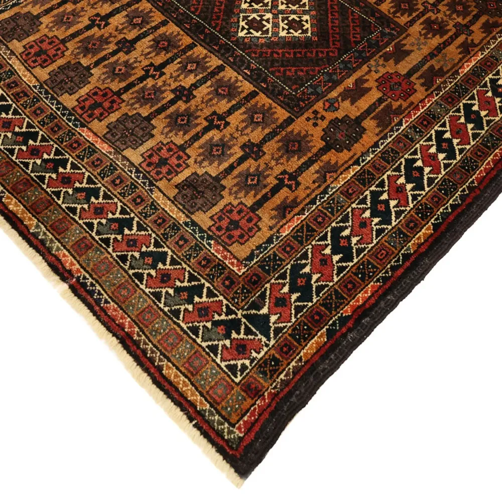 Løper Balutsj-teppe - 230 x 120 cm - brun