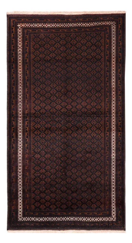 Løper Balutsj-teppe - 236 x 122 cm - mørk brun