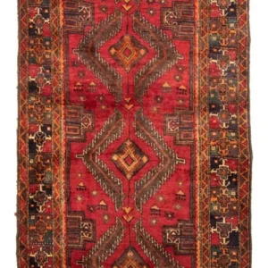 Løper Balutsj-teppe - 237 x 103 cm - rød