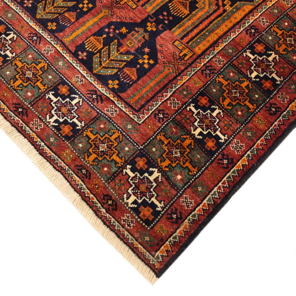 Løper Balutsj-teppe - 237 x 113 cm - terrakotta
