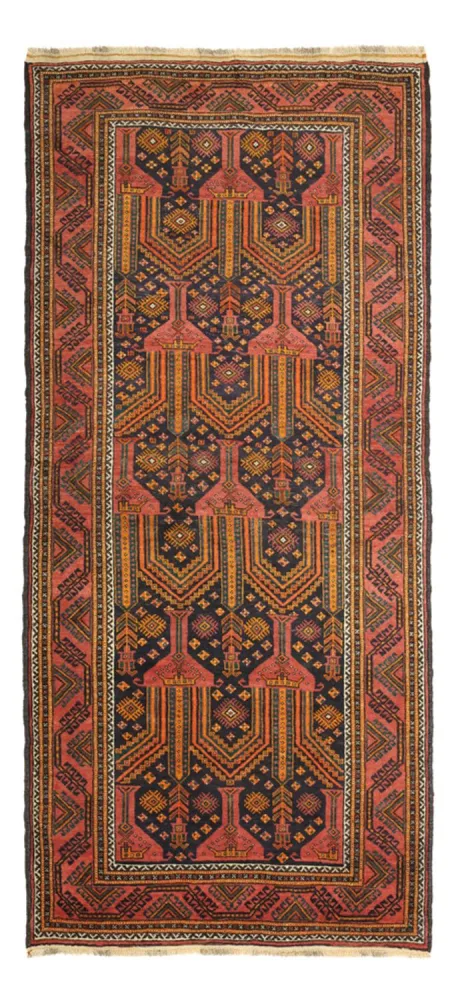 Løper Balutsj-teppe - 249 x 113 cm - mørkeblå