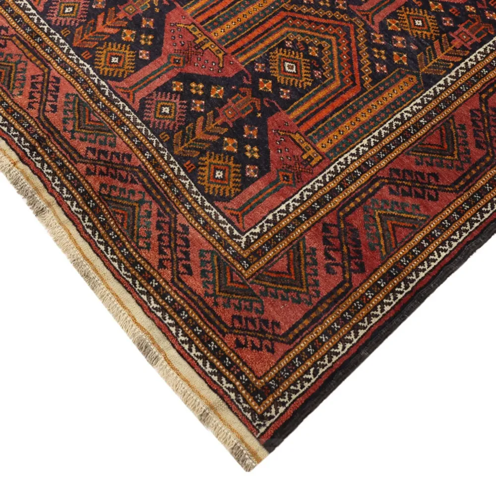 Løper Balutsj-teppe - 249 x 113 cm - mørkeblå
