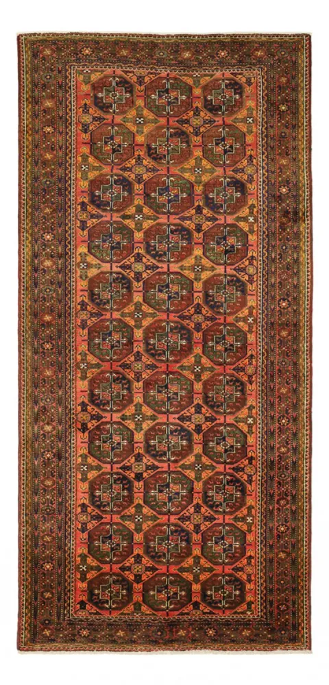 Løper Balutsj-teppe - 254 x 117 cm - brun