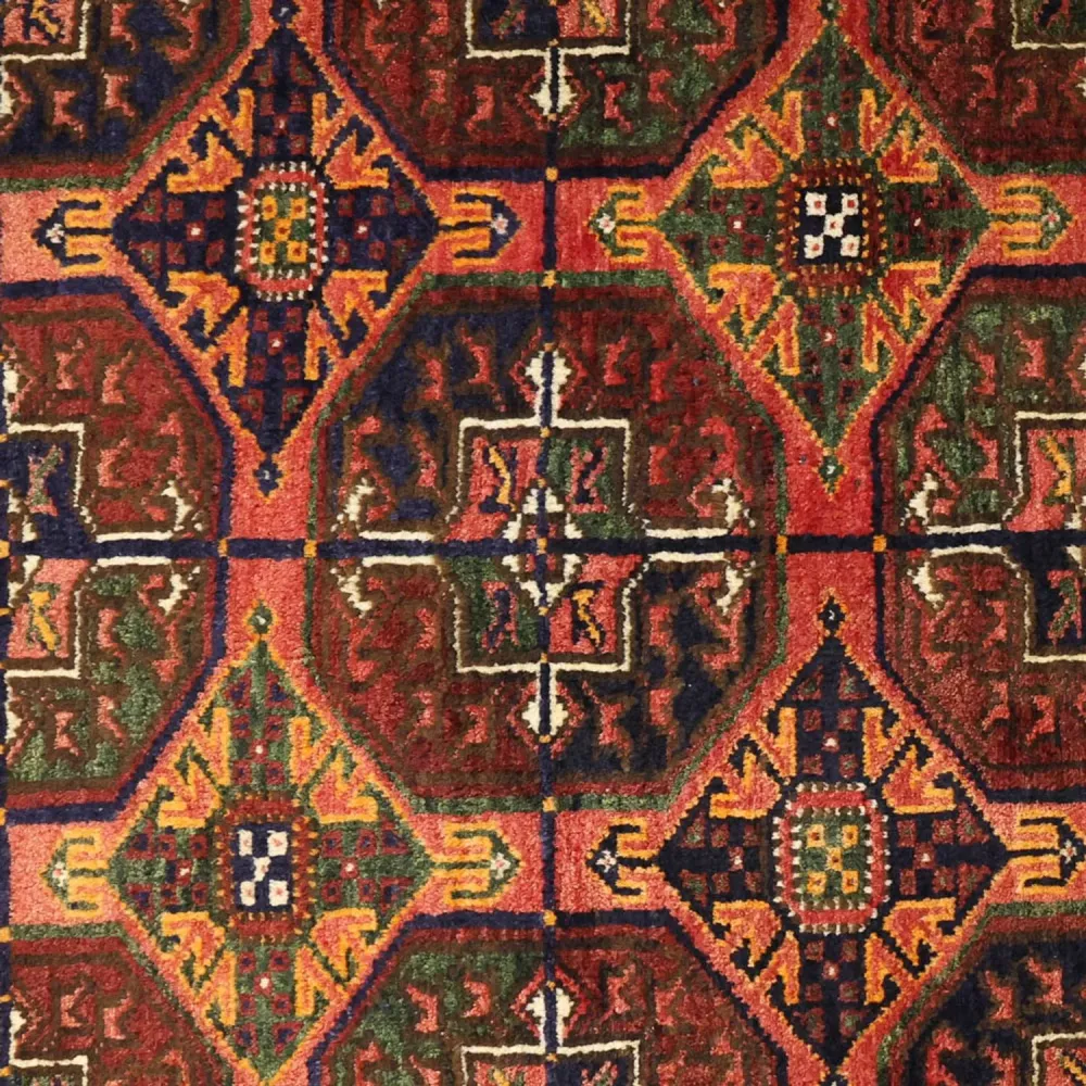 Løper Balutsj-teppe - 254 x 117 cm - brun