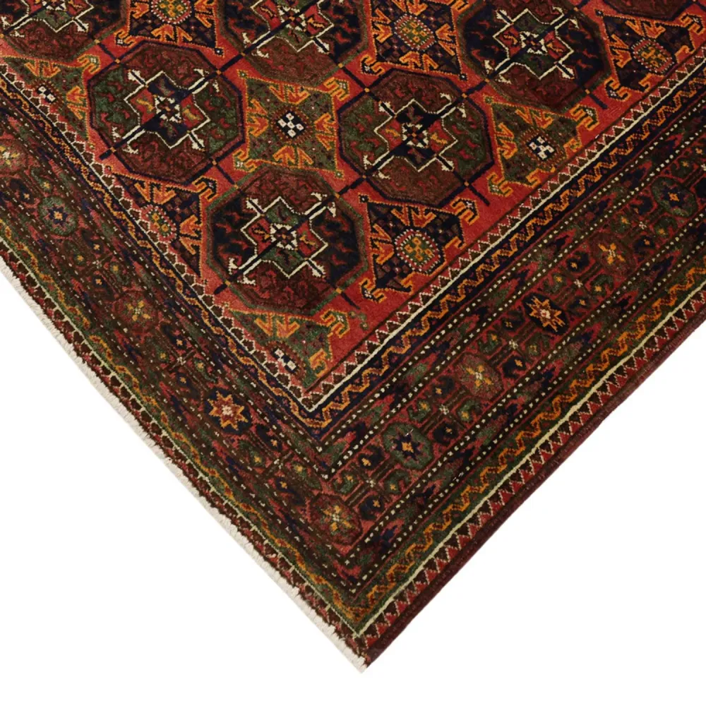 Løper Balutsj-teppe - 254 x 117 cm - brun