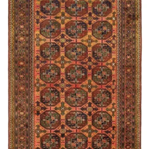 Løper Balutsj-teppe - 254 x 117 cm - brun