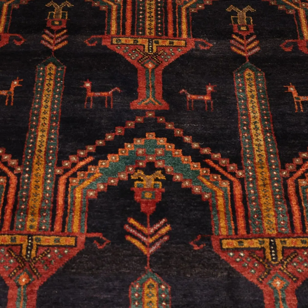 Løper Balutsj-teppe - 274 x 125 cm - mørkeblå