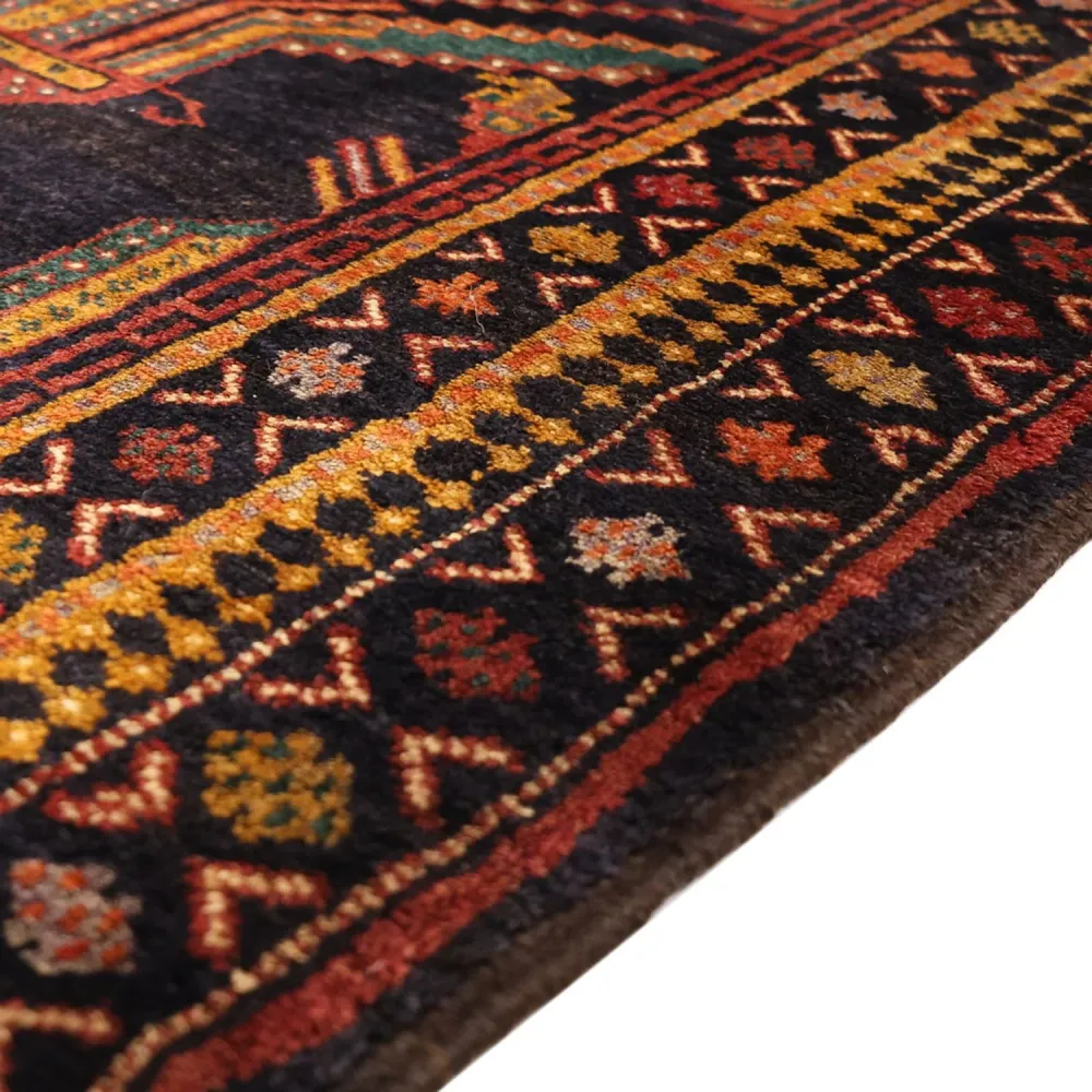 Løper Balutsj-teppe - 274 x 125 cm - mørkeblå