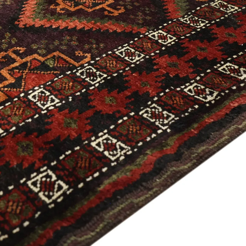 Løper Balutsj-teppe - 294 x 141 cm - mørk beige